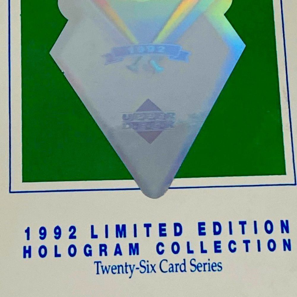 1992 Limited Edition Hologram Collection Pre-Owned Baseball Cards